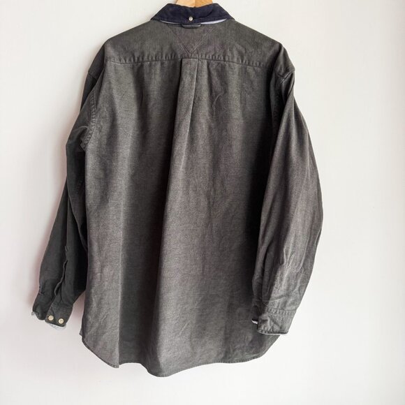 Tommy Hilfiger Patchwork Cotton Button up Men's Shirt XL - Picture 7 of 8